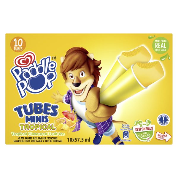 Paddle Pop Tubes Mini Tropical