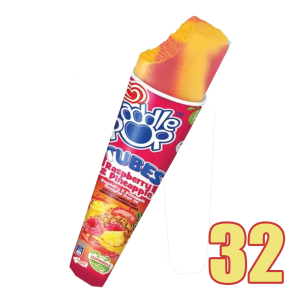Paddle Pop Tubes Raspberry & Pineapple