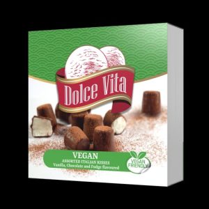 Dolce Vita Vegan Assorted Italian Kisses (Vanilla, Chocolate & Fudge)